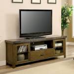 SHERRIE 74" TV CONSOLE Light Walnut