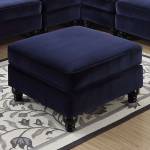JOLANDA II OTTOMAN Blue