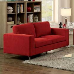 KALLIE LOVE SEAT Red