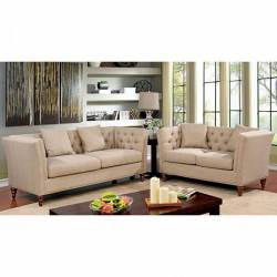 IMANI 2PC SETS SOFA + LOVE SEAT Beige