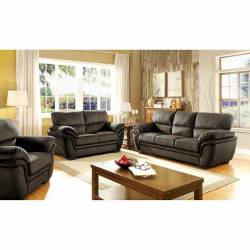 JAYA 2PC SETS SOFA + LOVE SEAT Dark Brown