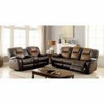 POLLUX 2PC SETS SOFA +LOVE SEAT Dark Brown/Light Brown