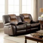POLLUX LOVE SEAT Dark Brown/Light Brown
