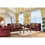 TABITHA 2PC SETS SOFA +LOVE SEAT Wine