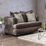 MAISIE LOVE SEAT Silver Fabric