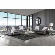 MASSIMO 2PC SETS SOFA + LOVE SEAT Shined Black