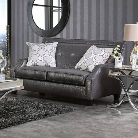 MASSIMO LOVE SEAT Shined Black