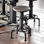 FOSKEY COUNTER HT. CHAIR Antique Black Finish