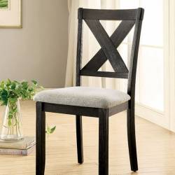 XANTHE SIDE CHAIR Black Finish