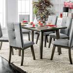 ABELONE RECTANGULAR TABLE Gray Finish