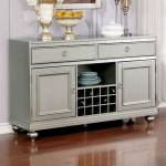 SARINA SERVER Silver Gray Finish