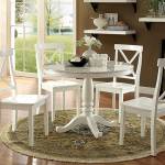 PENELOPE ROUND TABLE White Finish