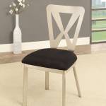 KERA SIDE CHAIRS Silver/Black
