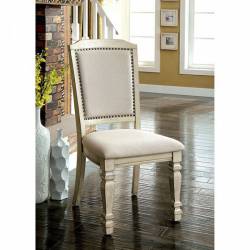 HOLCROFT SIDE CHAIR Antique White Finish