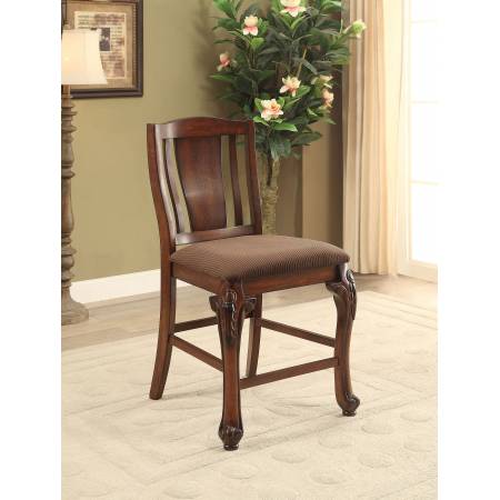 JOHANNESBURG COUNTER HT. CHAIR Brown Cherry Finish