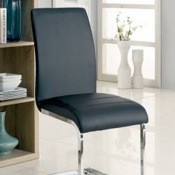 WALKERVILLE I SIDE CHAIRS Black Finish
