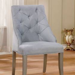 DIOCLES SIDE CHAIR Silver