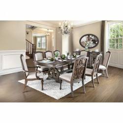 ARCADIA 9PC SETS (DINING TABLE + 2 AM+ 6 SC) Rustic Natural Tone