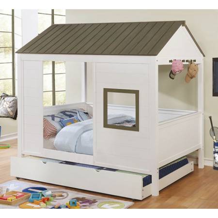 OMESTAD FULL SIZE HOUSE BED