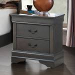 LOUIS PHILIPPE III NIGHT STAND Gray