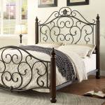 LUCIA E.King BED Powder Coated Black