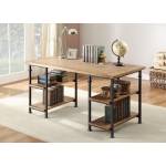 Factory Writing Desk - Rustic Brown