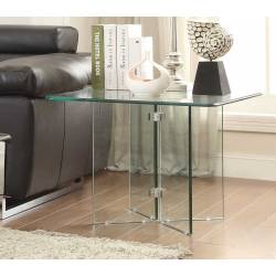 Alouette End Table - Glass