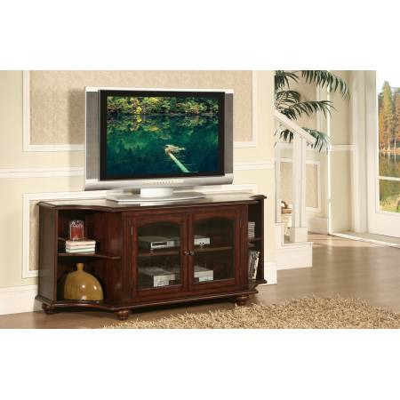 Piedmont 60in TV Stand in Cherry Finish