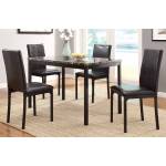 Tempe Counter Height Dining Set - Black Metal