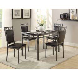 Olney 5-Piece Pack Dinette Set - Metal