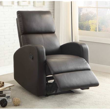 Mendon Reclining Chair - Dark Brown