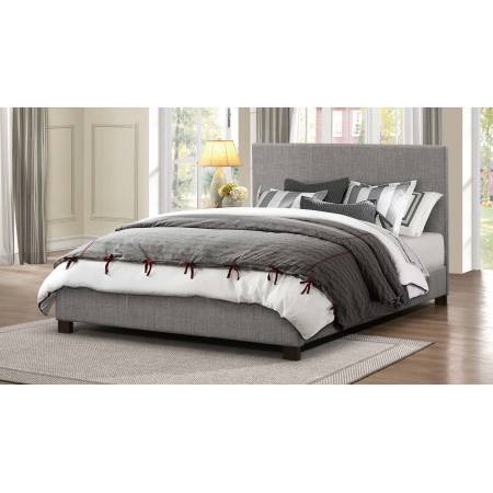 Chasin Upholstered Platform Full Bed - Grey