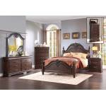 Mont Belvieu Bedroom 4 Pc Set - Cherry (QB+NS+DR+MR)