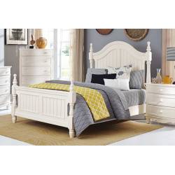 Clementine California King Bed - White