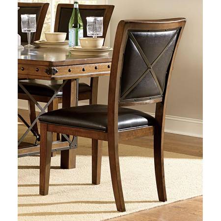 Homelegance Urbana Side chair - Burnished Brown 5179-S2