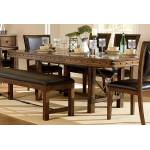 Homelegance Urbana Trestle Dining Table - Burnished Brown 5179-90