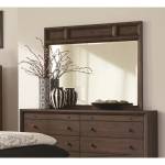 Bingham Mirror with Wood Panel Frame