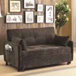 Futons Dark Brown Sofa Bed
