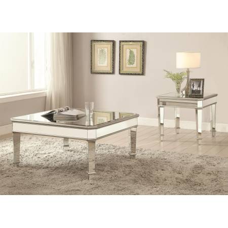70393 Mirrored Coffee Table
