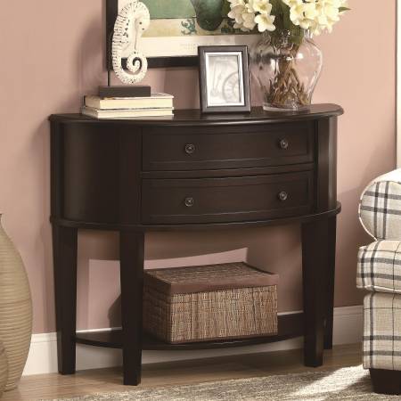 Accent Tables Demilune Entry Sofa Table