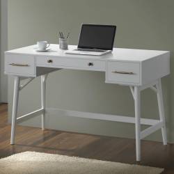 Desks Mid-Century Modern Writing Desk with 3 Drawers