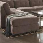 Claude Contemporary Two Tone Ottoman