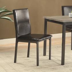 Garza Upholstered Dining Chair with Full Back