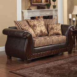 RUTHERFORD LOVE SEAT - Brown