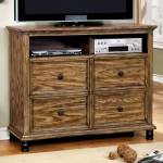 MCVILLE Media Chest - Dark Oak