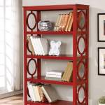 ZOEY DISPLAY SHELF, RED 