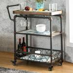 KEERVAN WINE CABINET W/ FOLDABLE TABLE  