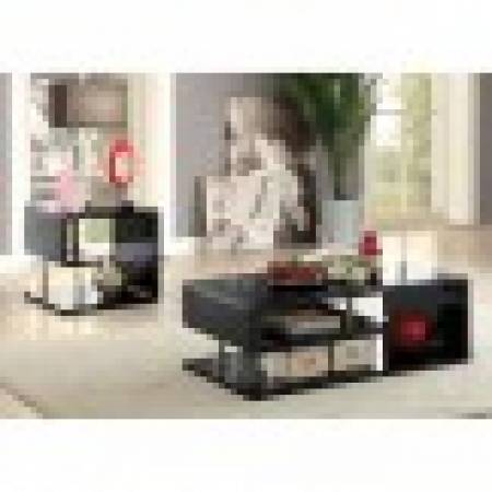 NINOVE  TABLE 2PC SET, BLACK