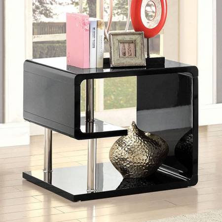 NINOVE END TABLE, BLACK