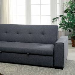 REILLY FUTON SOFA Gray Finish